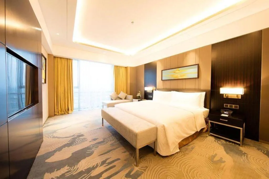Bed in The QUBE Hotel Jingzhou