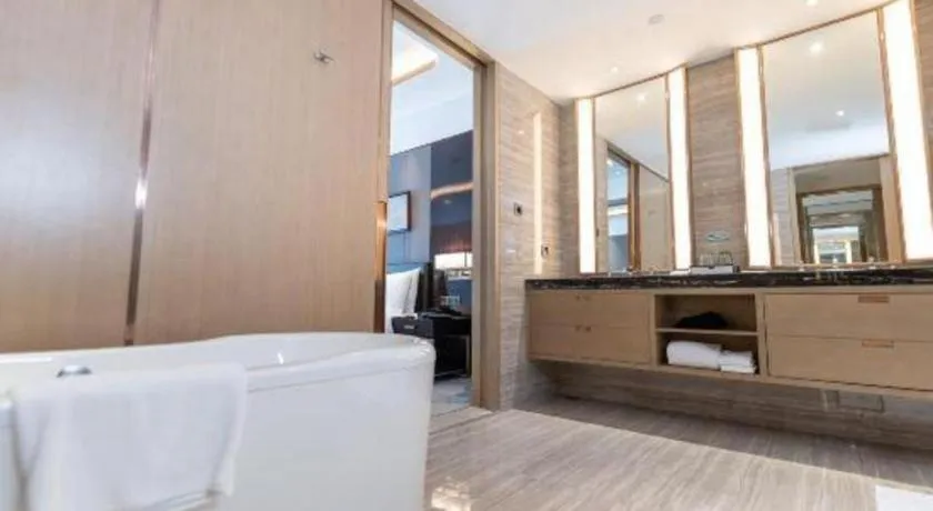 Bed in The QUBE Hotel Jingzhou