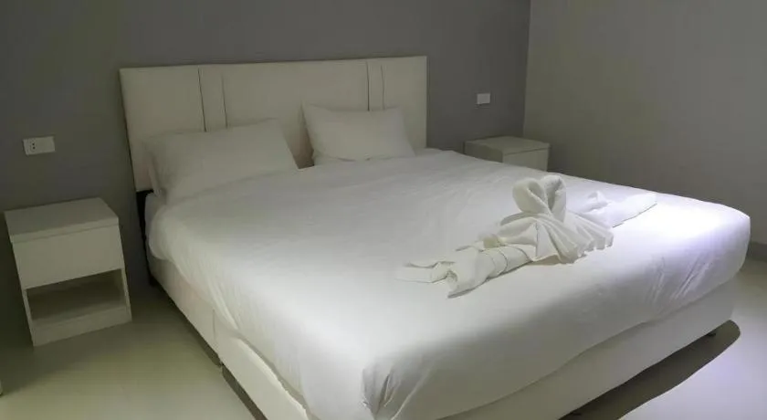 Bed in River Residence Saraburi Hotel