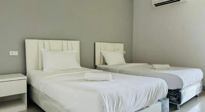 Bed in River Residence Saraburi Hotel Bed in River Residence Saraburi Hotel