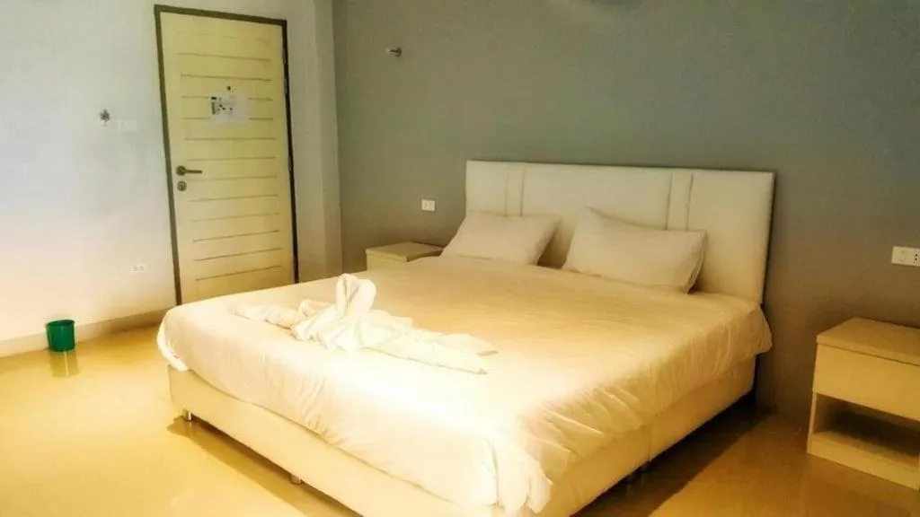 Bed in River Residence Saraburi Hotel