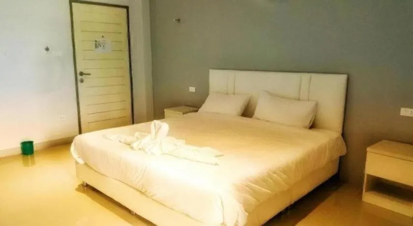 Bed in River Residence Saraburi Hotel