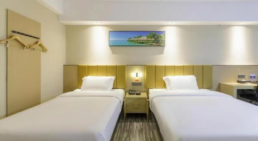 Bed in Jingtu hotel zhanjiang dingsheng plaza store