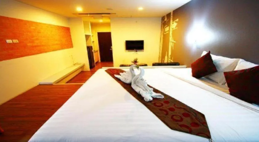 Bed in Royal King Suite