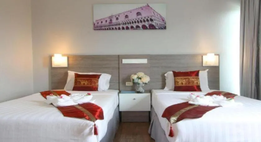 Bed in Royal King Suite