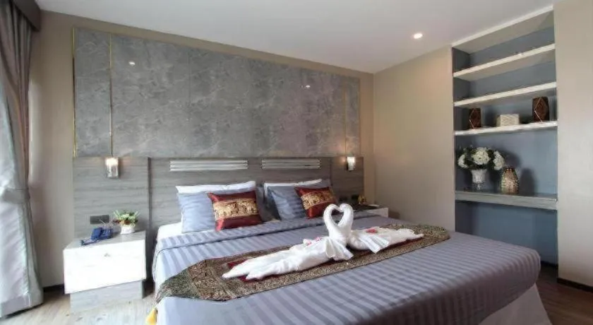 Bed in Royal King Suite