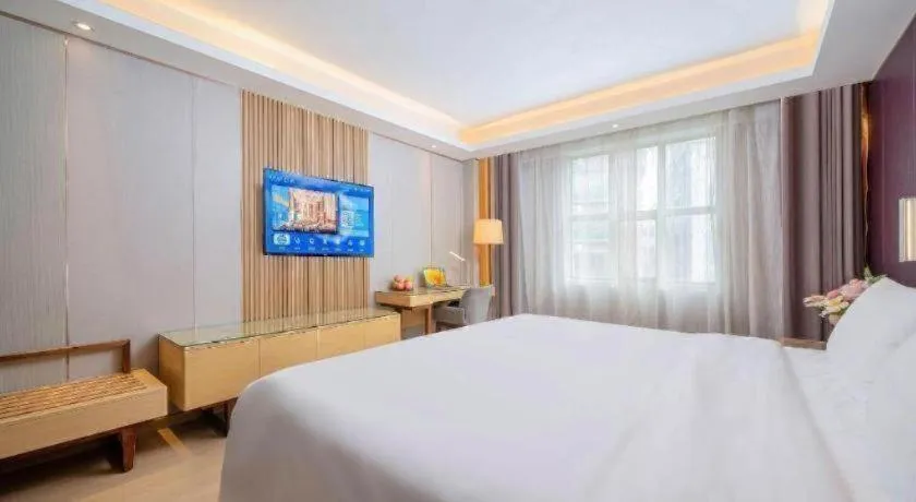 Bed in Lavande Hotels Guangzhou Baiyun Avenue North Metro Station