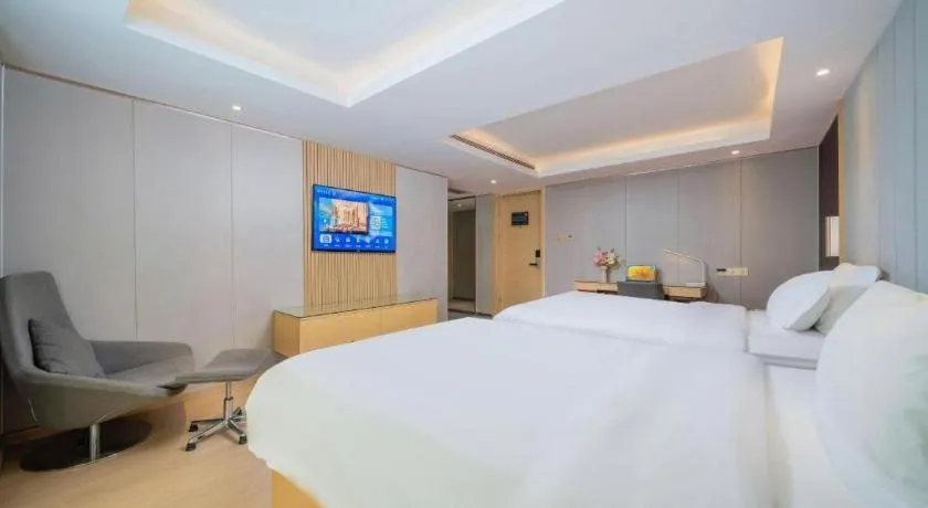 Bed in Lavande Hotels Guangzhou Baiyun Avenue North Metro Station