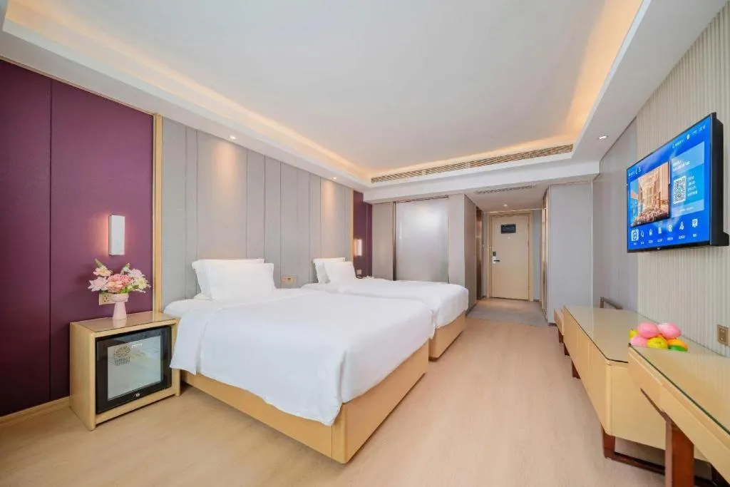Bed in Lavande Hotels Guangzhou Baiyun Avenue North Metro Station