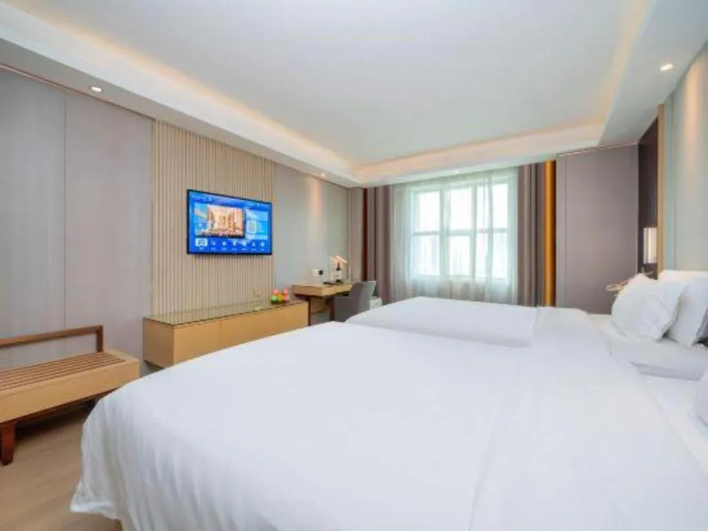 Bed in Lavande Hotels Guangzhou Baiyun Avenue North Metro Station