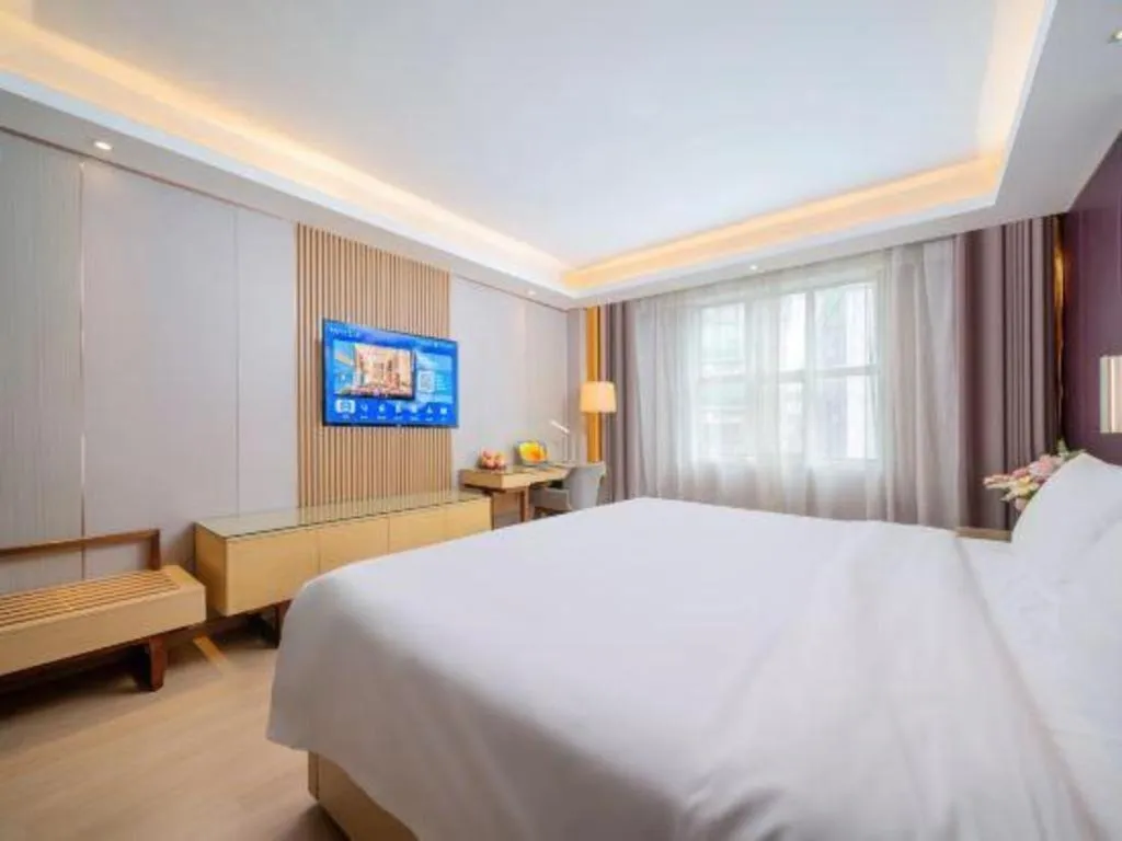 Bed in Lavande Hotels Guangzhou Baiyun Avenue North Metro Station