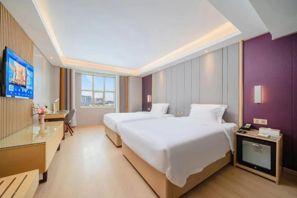Bed in Lavande Hotels Guangzhou Baiyun Avenue North Metro Station