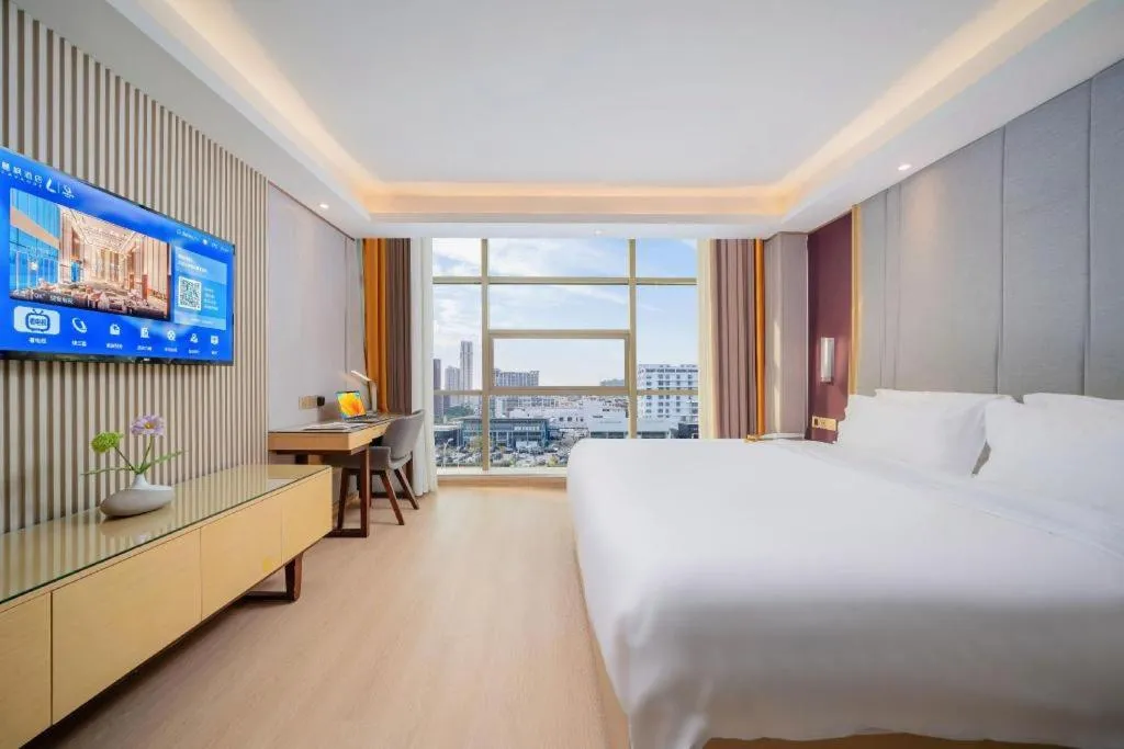 Bed in Lavande Hotels Guangzhou Baiyun Avenue North Metro Station