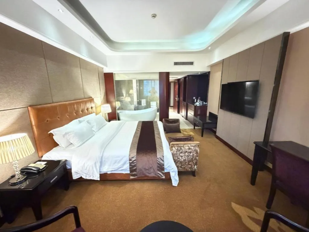 Bed in The Bmc Hotel