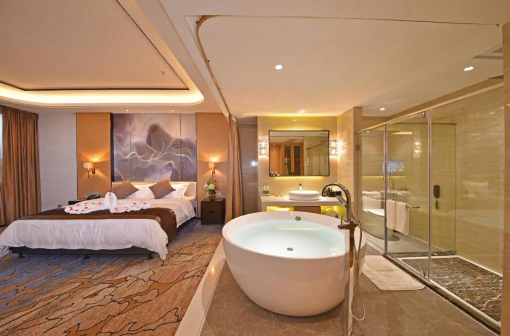 Bed in The Bmc Hotel