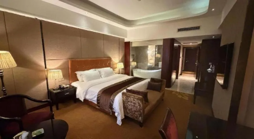 Bed in The Bmc Hotel