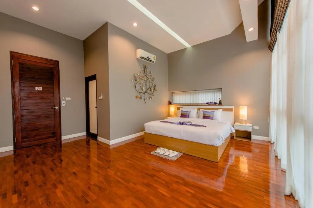 Bed in Dream Luxury Chiang Mai Pool Villa