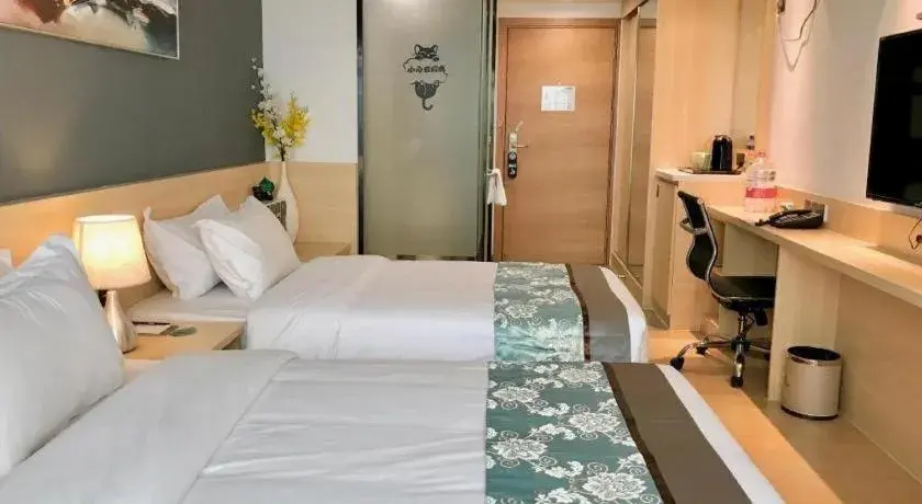 Bed in Mercure Styles Hotel Meizhou Bed in Mercure Styles Hotel Meizhou