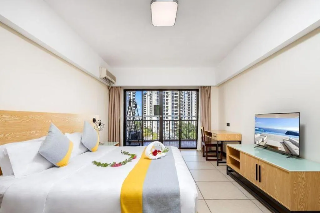 Bed in Yuhai International Resort Hotel