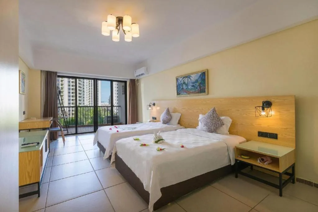 Bed in Yuhai International Resort Hotel