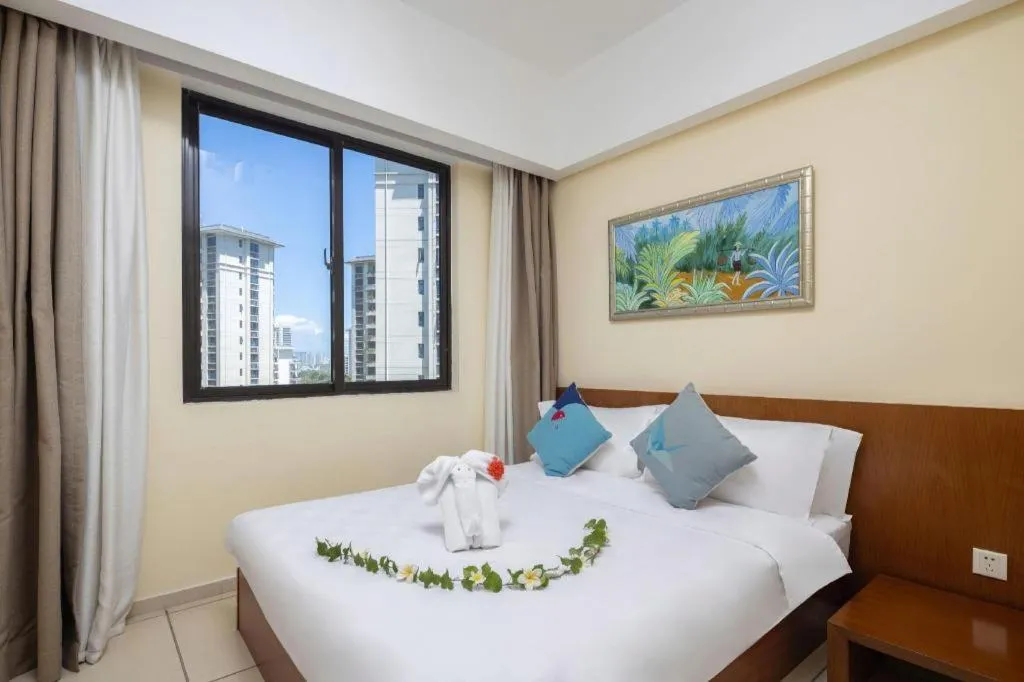 Bed in Yuhai International Resort Hotel