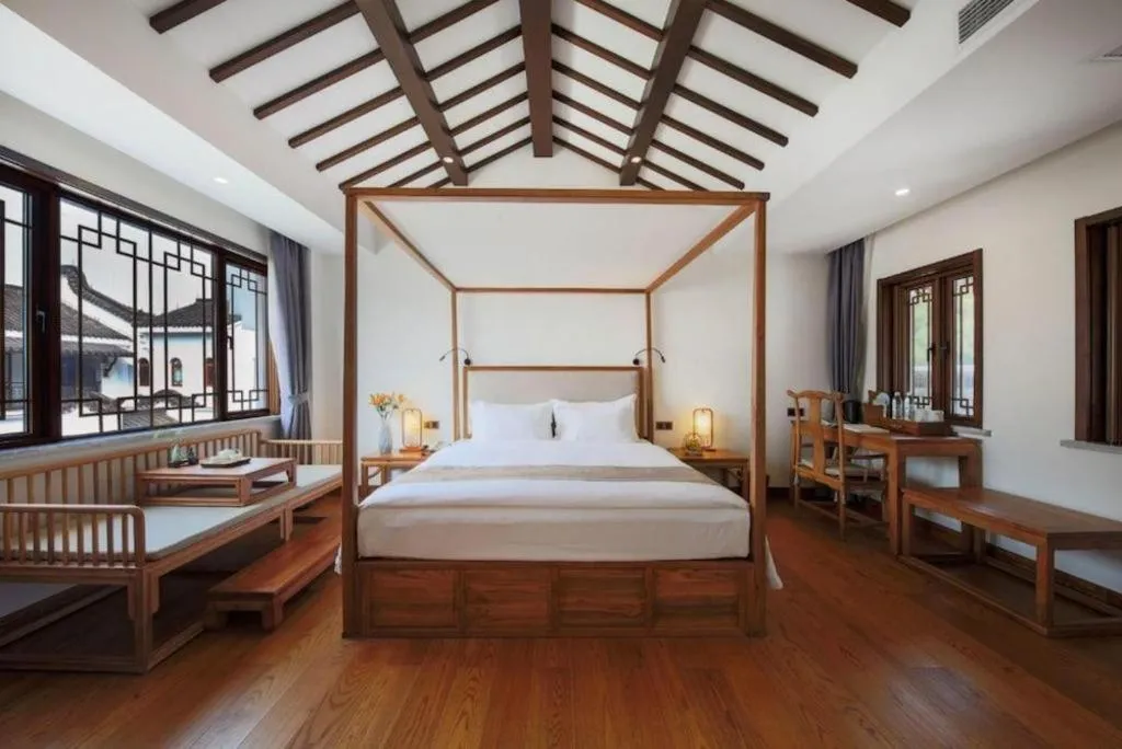 Bed in Maison New Century Nanxun Huzhou