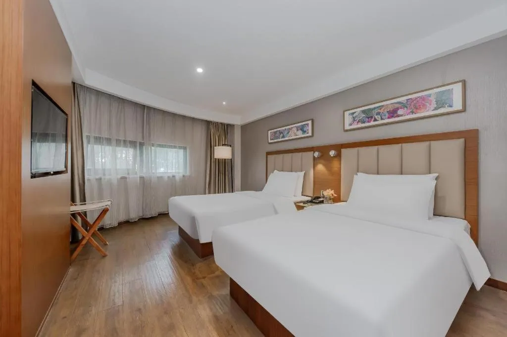 Bed in Yitel Hotel Shanghai Hongqiao Linkong Industrial Park Songhong Road Metro Station