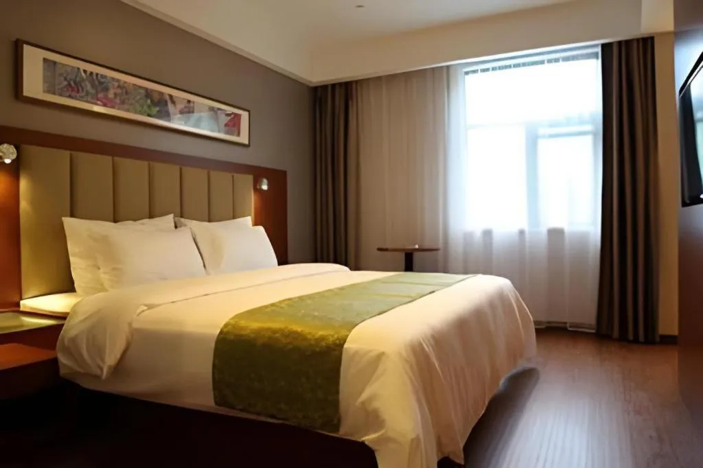 Bed in Yitel Hotel Shanghai Hongqiao Linkong Industrial Park Songhong Road Metro Station
