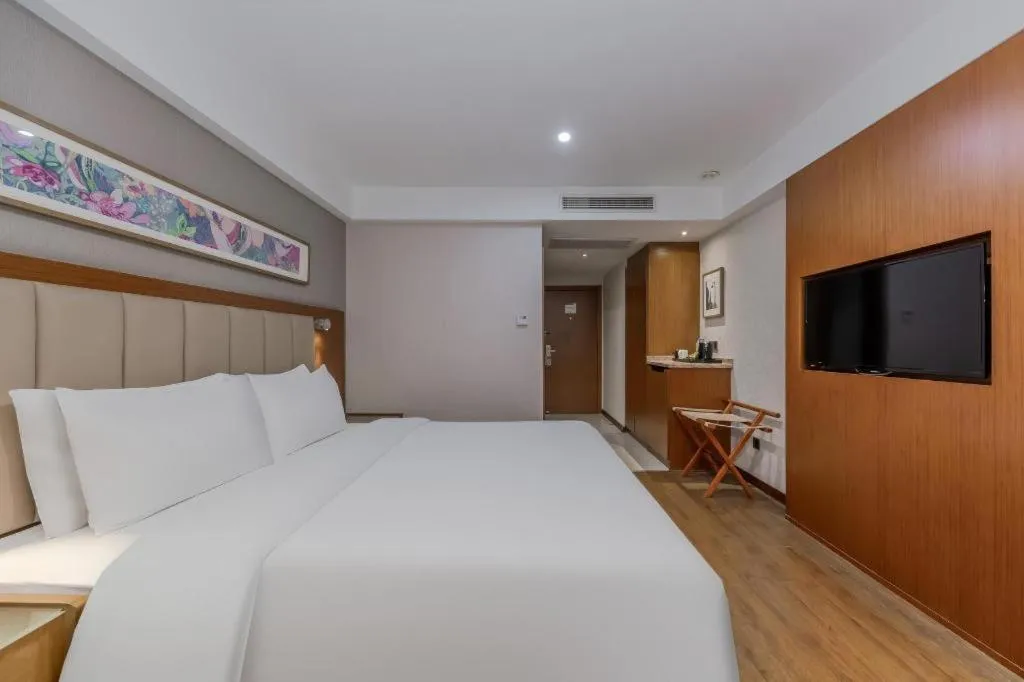 Bed in Yitel Hotel Shanghai Hongqiao Linkong Industrial Park Songhong Road Metro Station