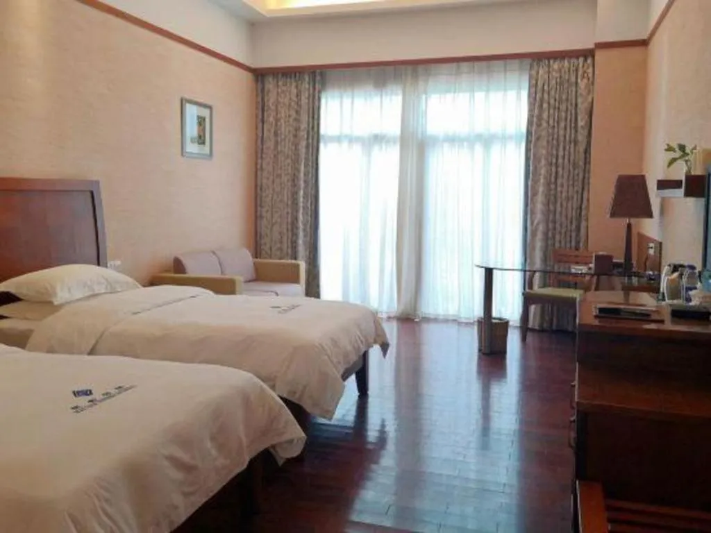 Bed in Shaoguan Palace International Resorts