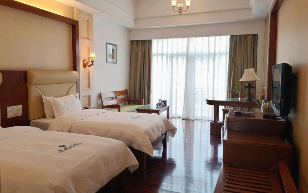 Bed in Shaoguan Palace International Resorts