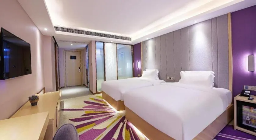 Bed in Lavande Hotels·Guangzhou Jiahe Wanggang Metro Station