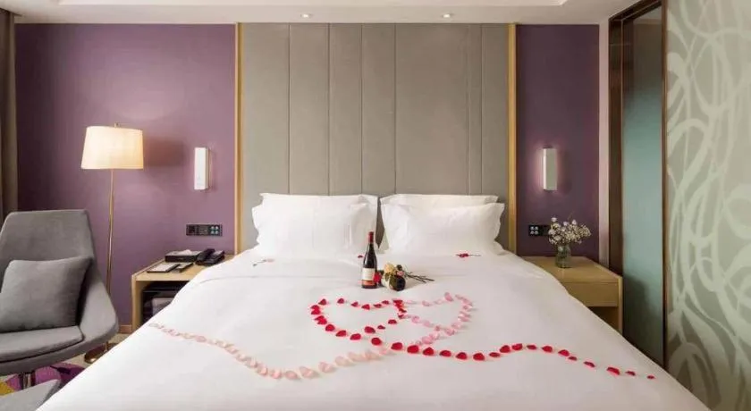 Bed in Lavande Hotels·Guangzhou Jiahe Wanggang Metro Station