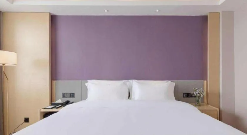 Bed in Lavande Hotels·Guangzhou Jiahe Wanggang Metro Station