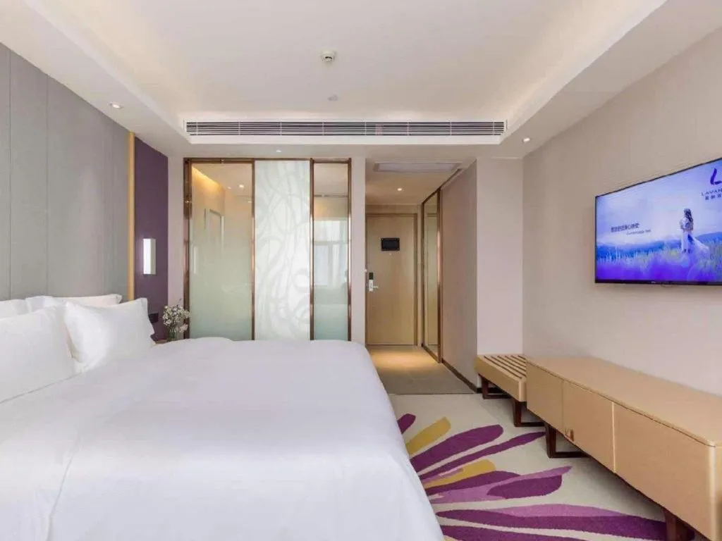 Bed in Lavande Hotels·Guangzhou Jiahe Wanggang Metro Station