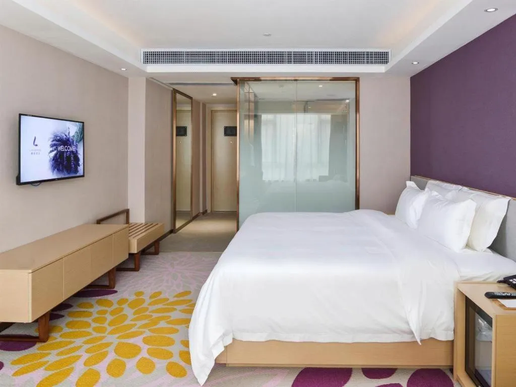 Bed in Lavande Hotels·Guangzhou Jiahe Wanggang Metro Station