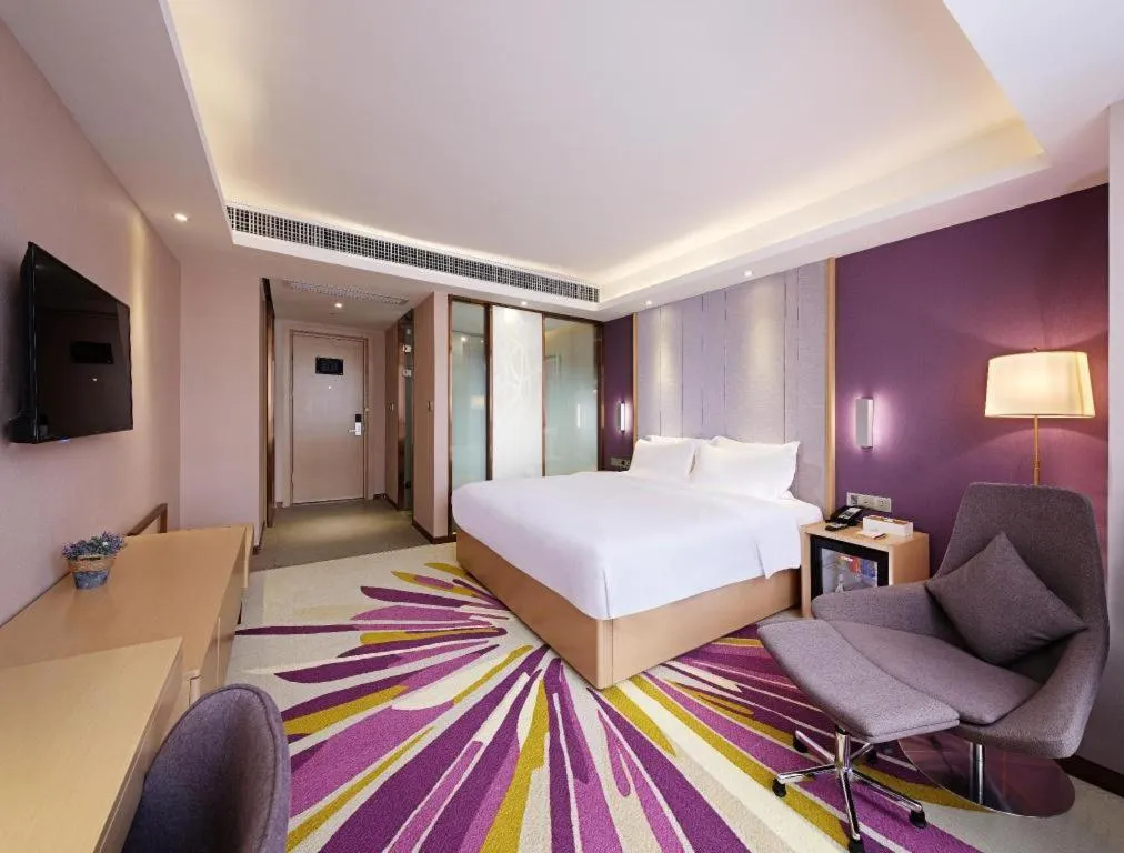 Bed in Lavande Hotels·Guangzhou Jiahe Wanggang Metro Station