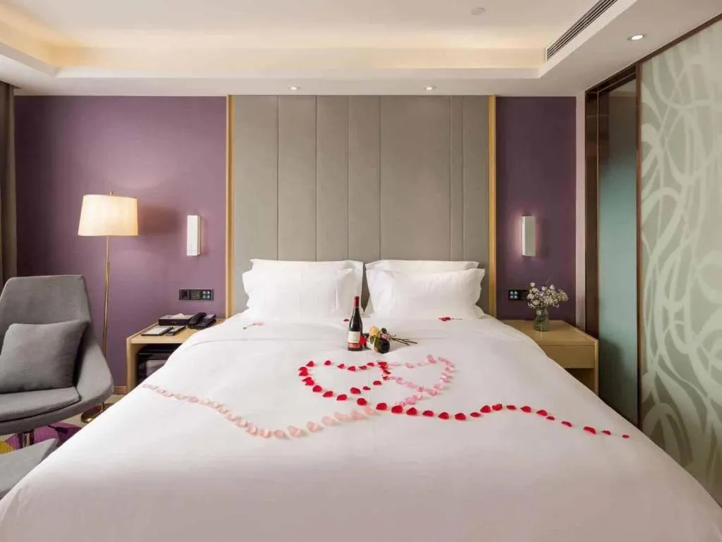 Bed in Lavande Hotels·Guangzhou Jiahe Wanggang Metro Station