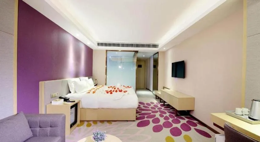 Bed in Lavande Hotels·Guangzhou Jiahe Wanggang Metro Station