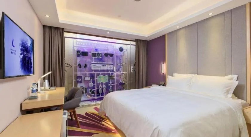 Bed in Lavande Hotels·Guangzhou Jiahe Wanggang Metro Station