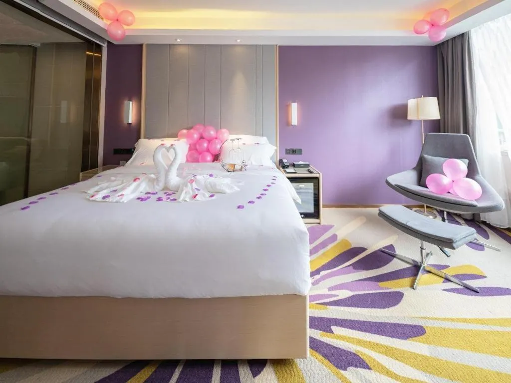 Bed in Lavande Hotel·Guilin Yangshuo Xi Street