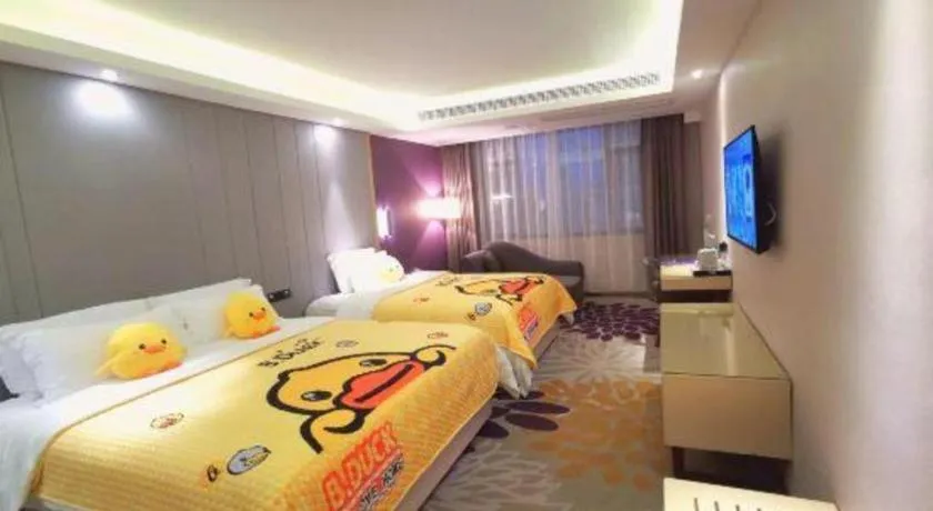 Bed in Lavande Hotel·Guilin Yangshuo Xi Street
