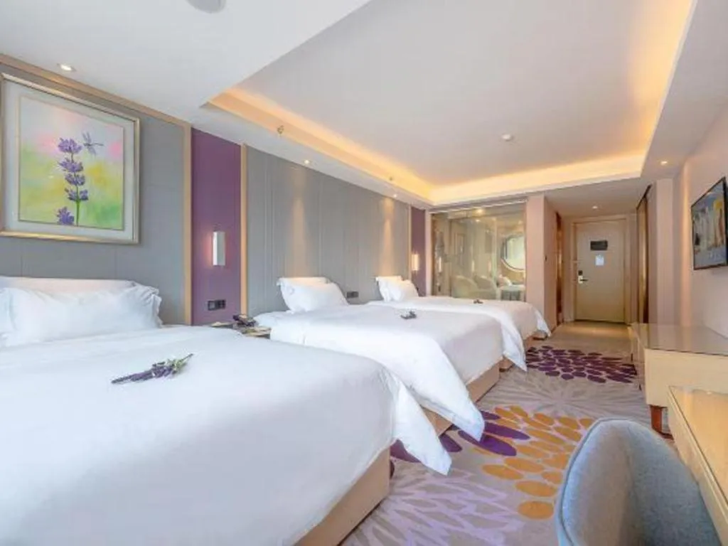 Bed in Lavande Hotel·Guilin Yangshuo Xi Street