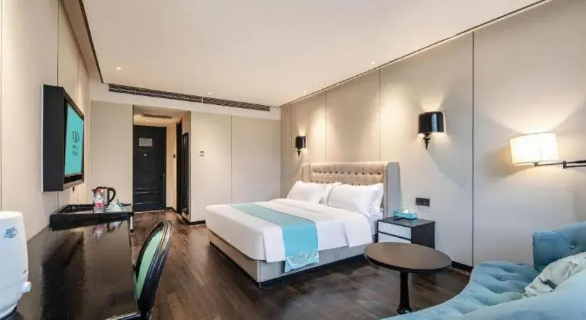 Bed in Xana Hotelle Lhasa Potala Palace Beijing Middle Road Bed in Xana Hotelle Lhasa Potala Palace Beijing Middle Road