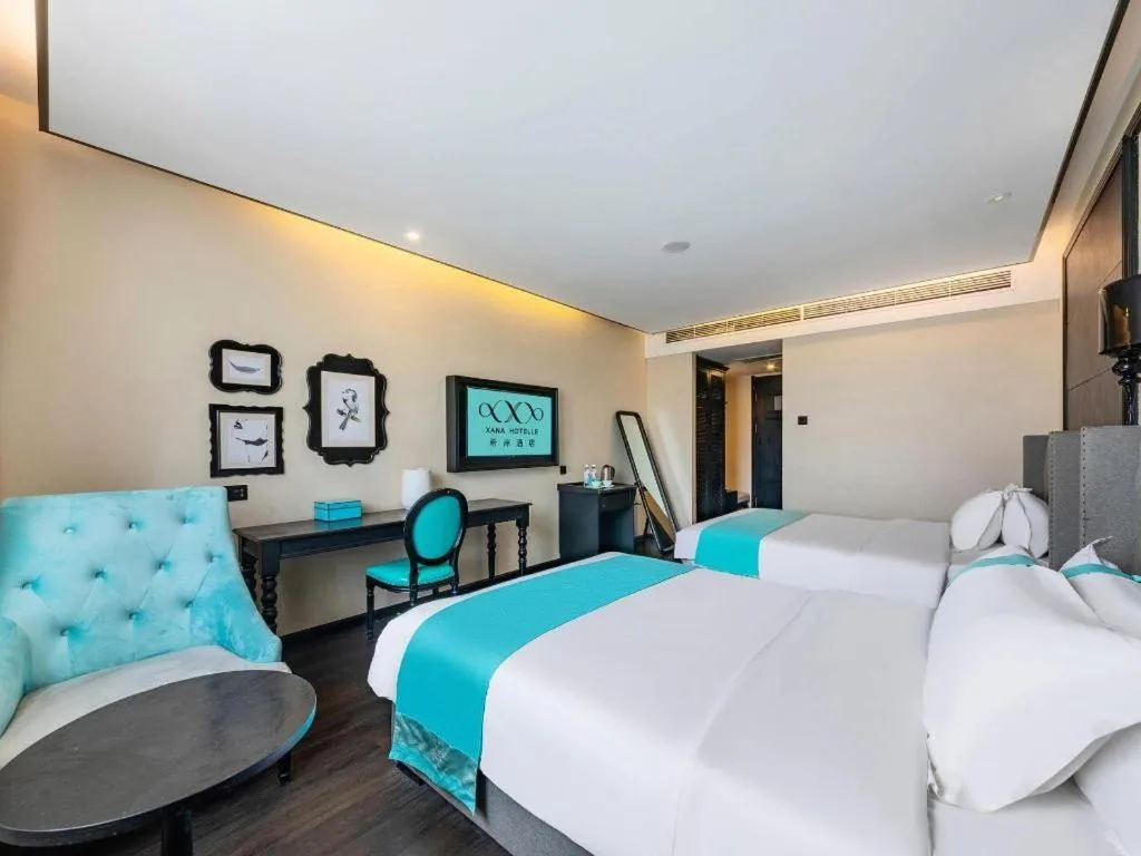 Bed in Xana Hotelle Lhasa Potala Palace Beijing Middle Road