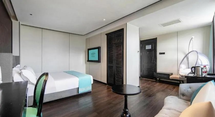 Bed in Xana Hotelle Lhasa Potala Palace Beijing Middle Road