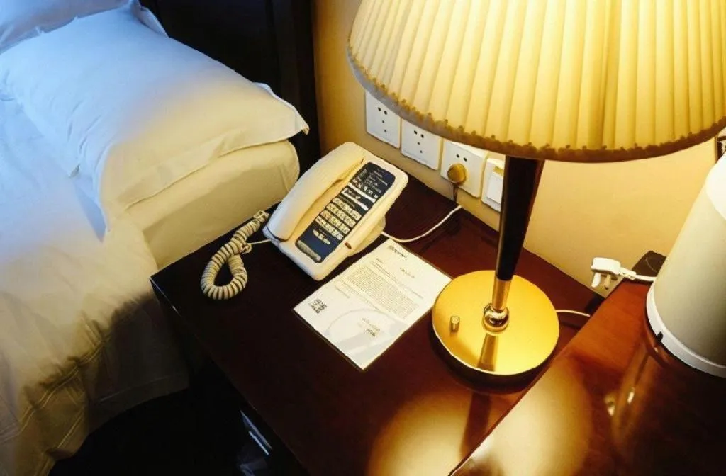 Bed in Hujialou Hot Spring Hotel