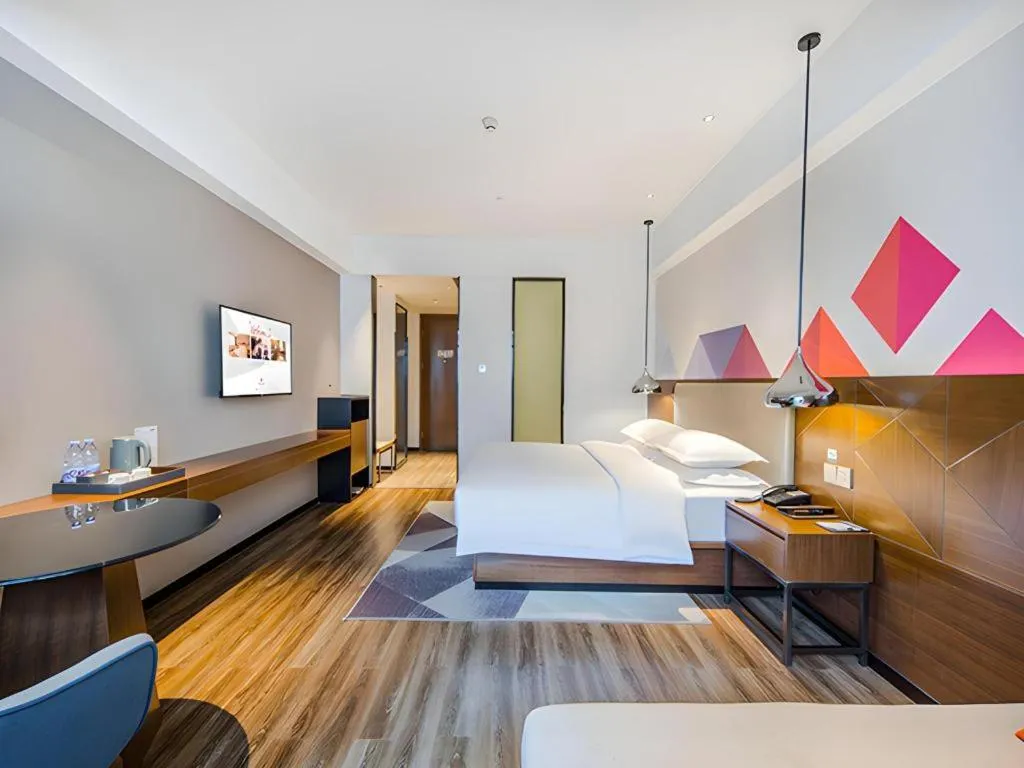 Bed in Borrman Hotel Nanning Railway Station