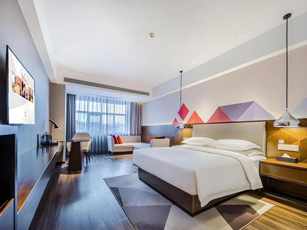 Bed in Borrman Hotel Nanning Railway Station