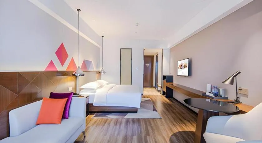 Bed in Borrman Hotel Nanning Railway Station